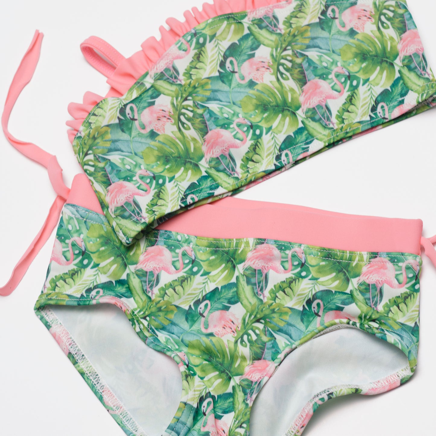 Trópusi Flamingó kislány bikini szett